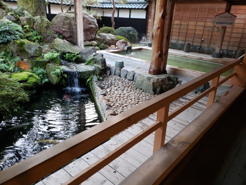 日高石庭の湯「露天風呂」